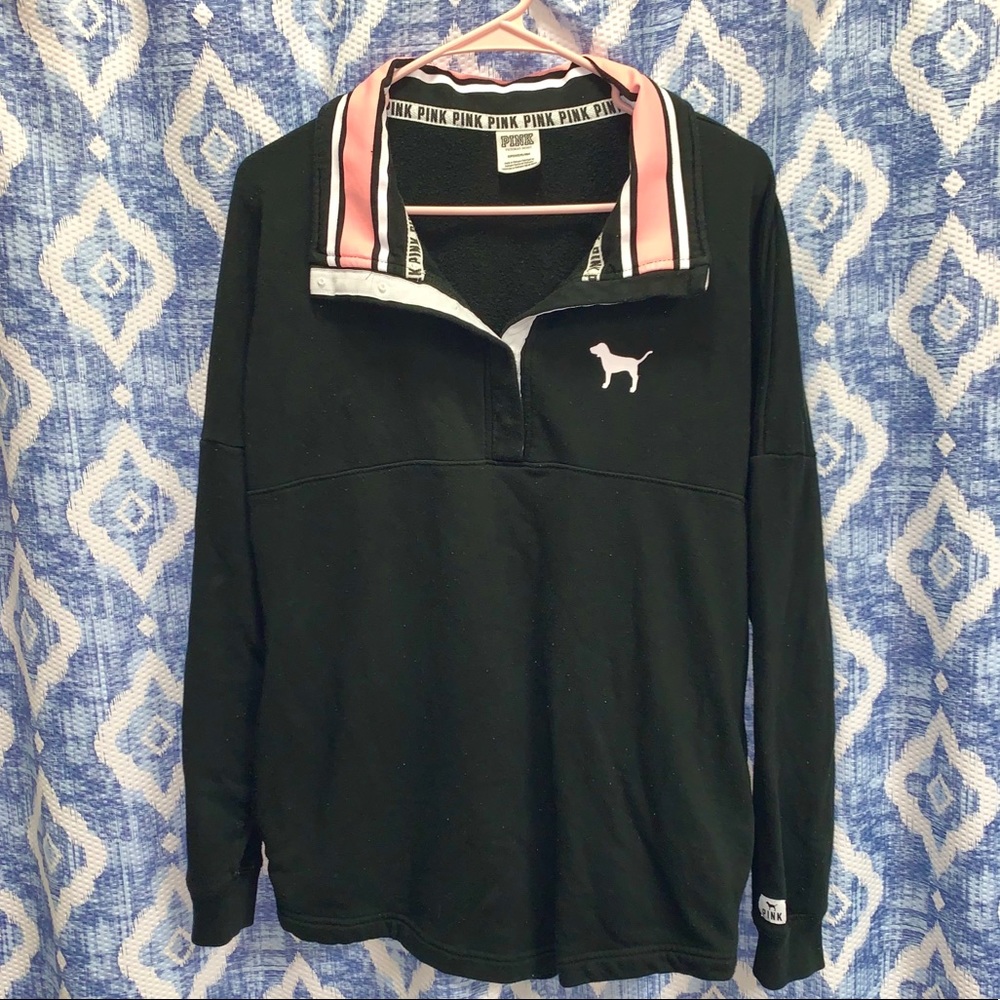 VS Pink Pullover Sweater with pockets